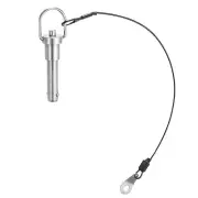 Ball Locking Pins with Button Handle, 10mm x 30mm Push-Button Quick Release Pin