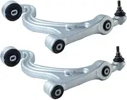Pair Front Lower Suspension Control Arm Triangle Compatible For Porsche Panamera 970 3.0 S E-Hybrid 4.8 Turbo 2014-2016(Front Left Right)
