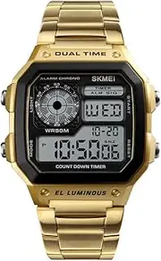 [Bomieux] Watch Men’s Watches Fashion Casual Digital Design Quartz Analog Calendar Sport Waterproof Wrist Watch for Man