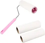90Sheets Lint Roller Sticky Paper Removable Adhesive Roller for Pet Hair Lint Dust Removal for Clothes Furniture Gummed Paper