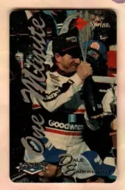 SPRINT / SCORE BOARD Dale Earnhardt, NASCAR ( 1995 ) Phone Card ( EXPIRED )