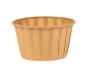 Large Kraft Paper Brown Pleated Baking Cups – Liners for Cupcakes, Muffin 320pcs