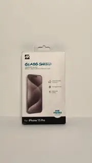 Zagg Tempered Glass Shield iPhone 15 Pro new in the box