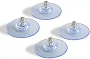 ZAAWUUT 4 Pack Adhesive Cat Window Perch Suction Cups,Large Replacement Sucker Pad for Foldable Cat Window Hammock Seat (Clear, M8x10x85)