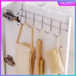 OVER DOOR HOME RACK HOOK ORGANIZER BATHROOM KITCHEN COAT TOW