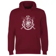 Harry Potter Hogwarts House Crest Hoodie - Burgundy