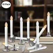 10PCS Window Candles Light for Home Kitchen Christmas Party Candles Lights USA