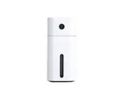 LED Color Mini Mist Humidifier Portable USB Timing Air Purifier Humidifier 180ml Quiet Mute Humidifing Device-WHITE