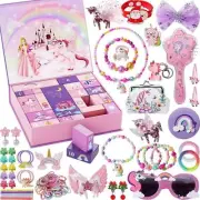 2025 Christmas Advent Calendar Gift Box for Girl Kids Diy Jewelry Hairpin Toy 24