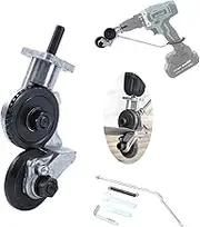 TOPWAY Sheet Metal Cutter Drill Attachment, Electric Drill Metal Plate Nibbler Shears Cutting Tool Attachment for Plastic Aluminum Iron Sheet