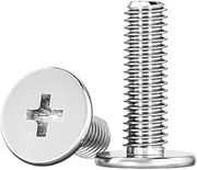 10pcs-100pcs CM M1.6 M2 M2.5 M3 M4 M5 M6 304 A2 Stainless Steel Ultra Thin Flat Wafer Head Screw Bolt Length=2-50mm(30 mm,M6 10pcs)