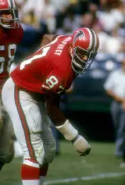 Claude Humphrey Of The Atlanta Falcons In Action 1970 OLD PHOTO 1
