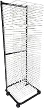 35 Shelves Large Art Drying Rack for Classroom, Functional & Mobile Paint Drying Rack, Canvas Rack Art Storage, Painting Drying Rack with Wheels, Stack Rack for Painting, and More