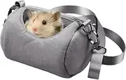 Guinea Carrier | Small Animal Warm Plush Travel Bag,Cylinder Outgoing Travel Carrying Case for Lizard Bird Guinea Squirrel Hedgehog Ferret Puchen