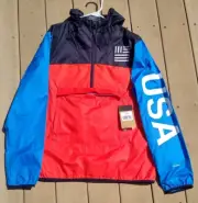 NWT The North Face IC ANORAK USA Olympic Pullover Hooded mens jacket L