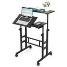 Giantex Mobile Laptop Desk Portable Computer Table Adjustable Stand Desks Bed