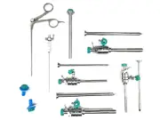 Laparoscopic Trocar Port Closure Forceps Laparoscopy Surgical Instrument Set 9Pc