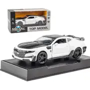 Catzon 1:32 Pull Back Car with Sound & Light Alloy Diecast Model for Gifts-White