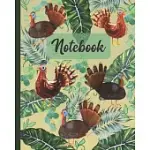 NOTEBOOK: DOMESTIC & OCELLATED TURKEY - ANIMALS DIARY / NOTES / TRACK / LOG / JOURNAL, BOOK GIFTS FOR WOMEN MEN KIDS TEENS GIRLS