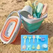 Kids Sand Toys Set for Toddlers Sandbox Toys with Bucket Shovel Rake Set Summer