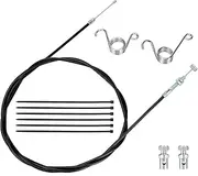HIAORS 75 inch Universal Straight Throttle Cable Compatible with 90cc 110cc 125cc 150cc 200cc 250cc Kandi Go Kart Mini Bike Gas Scooter, 75" Throttle Cable for Pit Dirt Bike Buggy Motorcycle Parts