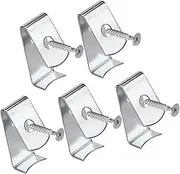 Milisten 5pcs Heavy Duty Iron Flowerpot Clips Weatherproof Wall Hooks for Terracotta Pots Stylish Garden Plant Hangers Convenient Metal Clips for Outdoor Use Strong Support for Organizing