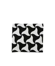 Ghost abstract-pattern beach towel One size Black
