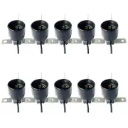E17-SKT-BL Light Bulb Sockets, Intermediate Base E17 Light Bulb Lampholders, ...