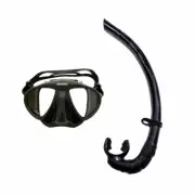 Kraken Aquatics Freediver Mask and Roll Up Snorkel Set