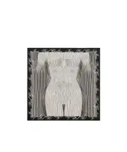 striped sarong One size BLACK/WHITE