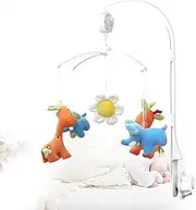 Totority Crib Mobile Holder Abs Plastic Musical Mobile for Crib Newborn Toys Rotatable Bracket