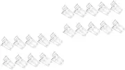 Ipetboom 2sets Professional Nail Kits Nail Extension Tips Clamps Coarse Grit Gel Clamp 10pcs*2
