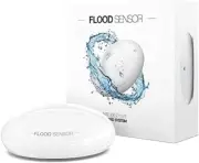 Fibaro Flood Z-Wave Plus Water Leak, Freeze and Temperature Sensor, 3 V, White