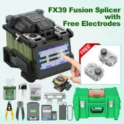 6 Motors Trunk Fiber Fusion Splicer KomShine FX39 6S Splice w/ Extra Electrodes