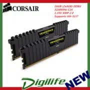 Corsair Vengeance LPX 16GB (2x8GB) DDR4 3200MHz C16 Desktop Gaming Memory Black