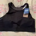 Brooks Drive 3 Pocket Run Bra Sz 38DD/E Black Running Sports Bra Womens NWT