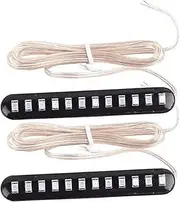 Motorcycle Indicators Flowing Turn Signal Lights 12 LED Moto Signal Lights Water Flowing MI&NI Strips Motorcycle Car Strips Led Turn Signal Lights