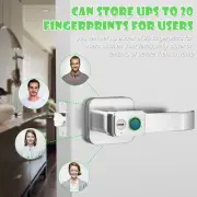 Fingerprint Smart Door Lock Electronic Handle Keyless Touch Knob Entry Deadbolt