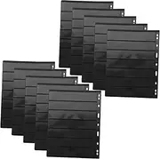 DOITOOL 10sheets Double-sided Stamp Album Pages Stamp Holders for Collectors for Photos Coins and Postcards Standard Loose-leaf Design Background Reusable Storage