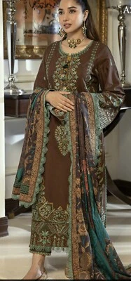 Asim Jofa Winter Latest Collection Embroidered Khaddar Suit