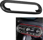 Car Carbon Fiber Center Console Cover Trim Frame For Mini Cooper Countryman