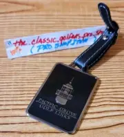 Pacific Grove Golf Links Bag Tag "MATTED BLACK" SHIP FREE w/Buy It Now! New!