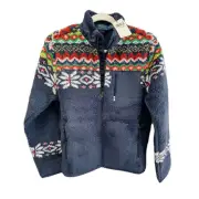 NWT Polo Ralph Lauren Boys Fair Isle Fleece Jacket Size L (14 - 16)