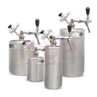 2L/3.6L/5L/8L Beer Keg Dispenser Stainless Steel Pressurized Brewing with Tap