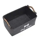 Toy Dog Basket Pet Storage Box Bin Organizer Toys Cat Accessory Container Bins