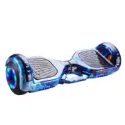 6.5" Hoverboard Scooter Bluetooth Speaker LED Self Balancing 2025 New Scooter - Blue Phoenix