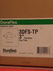 Duraflex Stainless Steel Top Plate For Chimney - 16" x 16" P/N 3DFS-TP FREESHIP!