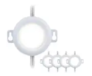 5 Pack GE Premium LED High Low Switch Linkable Puck Light, 750 Lumens, Linkable