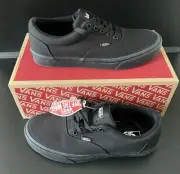 Men's Vans Doheny Canvas Skate Shoes Black/Black 9.5M