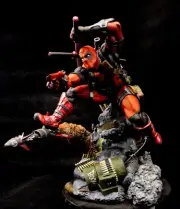 Deadpool Resin Statue Pro Painted 1/6 Scale - Made To Order